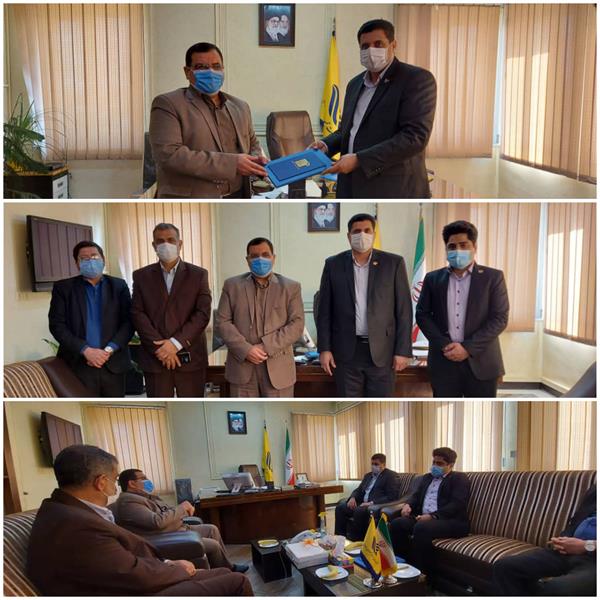 دیدار مدیرکل ارتباطات و فناوری اطلاعات خوزستان با مدیرکل پست