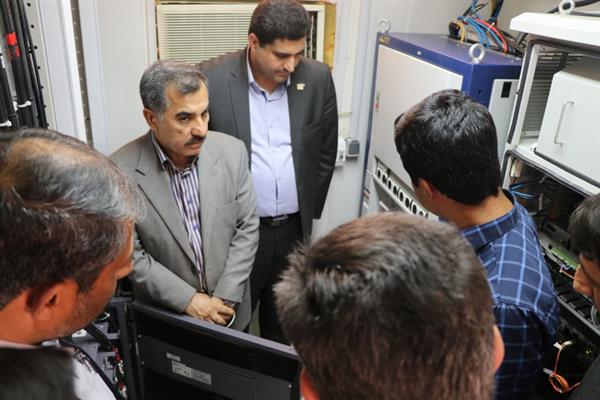 مانور بررسی وضعیت باطری های پشتیبان سایت های تلفن همراه در استان خوزستان