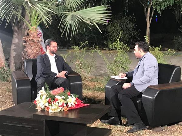 وزیر ارتباطات در سیمای خوزستان: با استفاده از فناوری اطلاعات می توان مصرف آب را بهینه کرد
