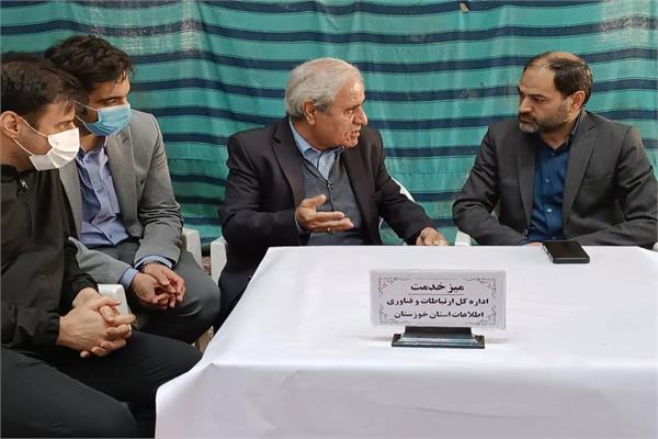 برگزاری میز خدمت حوزه ارتباطات و فناوری اطلاعات خوزستان