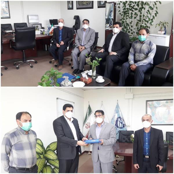 دیدار مدیرکل ارتباطات و فناوری اطلاعات با مدیر ارتباطات زیرساخت