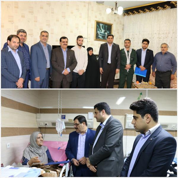 دیدار مدیرکل ارتباطات و فناوری اطلاعات استان خوزستان با خانواده های شهدای وزارت ارتباطات و فناوری اطلاعات