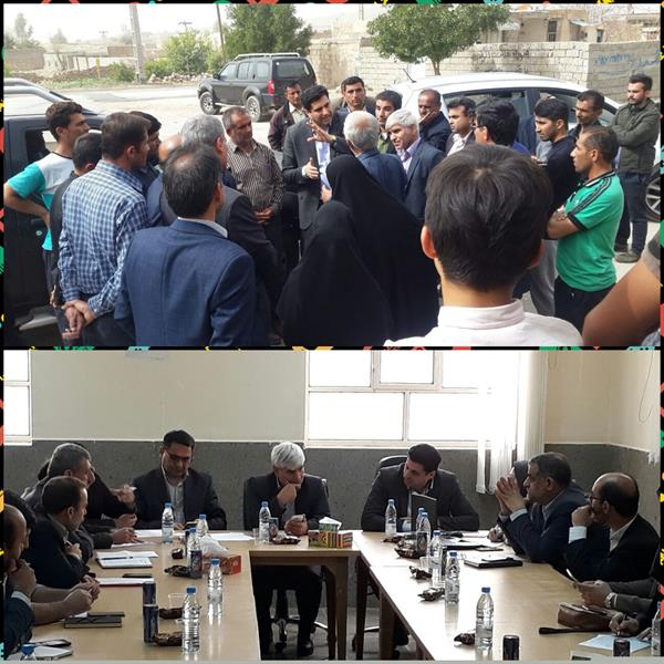 بازدید و بررسی مشکلات ارتباطی و فناوری اطلاعات در شهرستان رامهرمز استان خوزستان