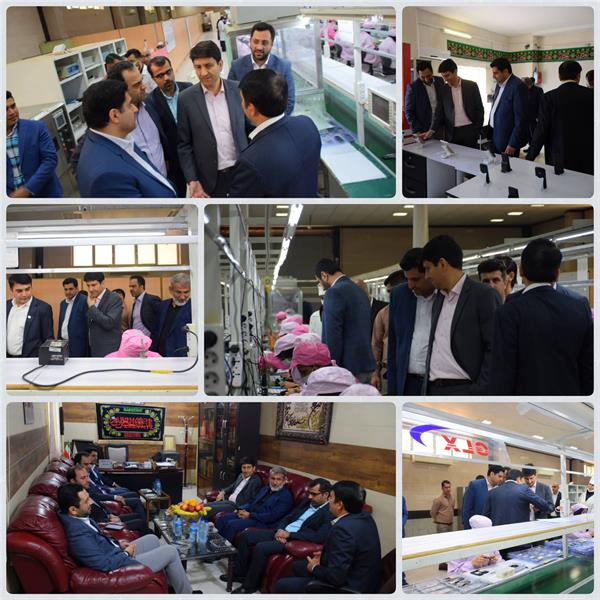 بازدید معاون فناوری و نوآوری وزارت ارتباطات از کارخانه ارتباط گویا اروند تولید کننده گوشی های GLX در راستای حمایت از تولید گوشی های داخلی