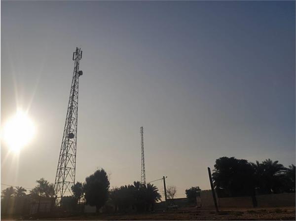 سایت ثابت تلفن همراه در روستای حمدان سلجه شهرستان حمیدیه راه اندازی شد