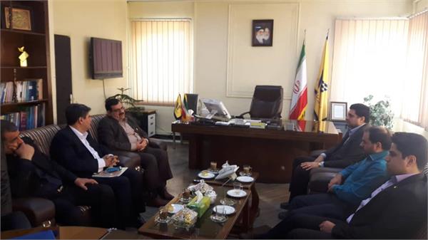 دیدار مدیرکل ارتباطات و فناوری اطلاعات خوزستان با مدیرکل پست استان